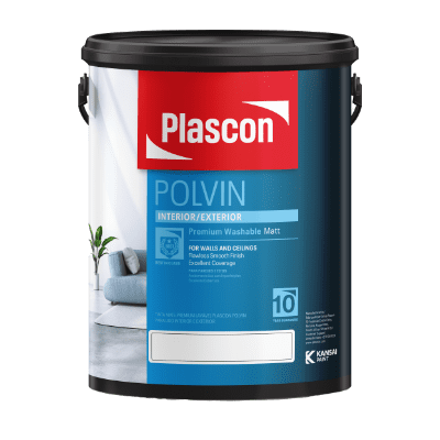 Polvin Plascon Polvin Super Acrylic 5L - Durable Paint Solution